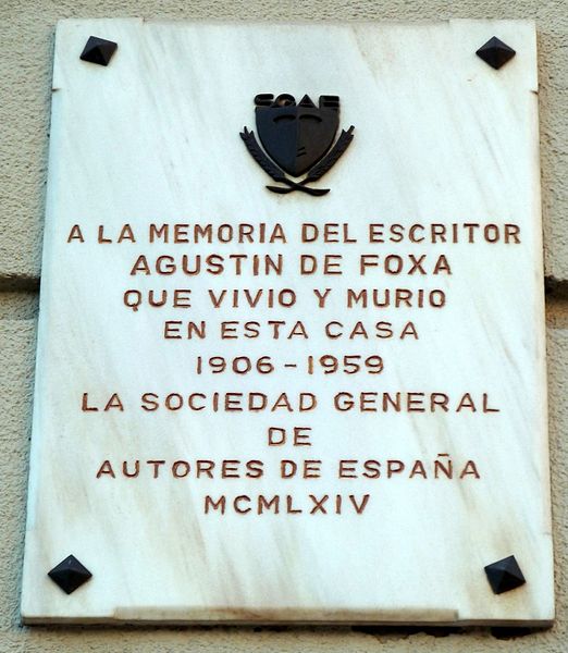 Agustín de Foxá: biografia, estilo e obras 4