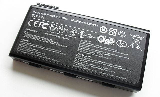 Tipos de bateria, características e reações 6