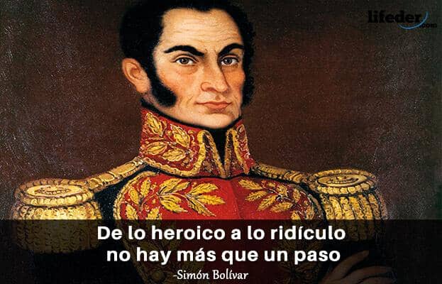 As 100 melhores frases de Simón Bolívar 14