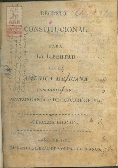 Constituição de Apatzingán: Autores e Características 1