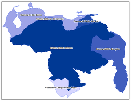 Hidrografia da Venezuela: bacias hidrográficas e rios 2