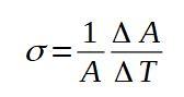 Dilatação superficial: fórmula, coeficientes e exemplos 3
