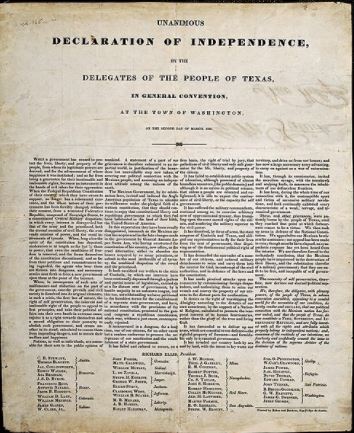 Independência do Texas: Antecedentes, Causas, Consequências 1