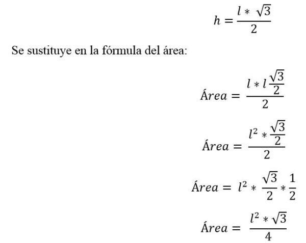 Triângulo Equilateral: características, propriedades, fórmulas, área 9