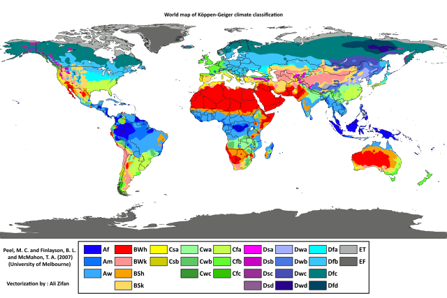 Clima seco: características, tipos, localização 2