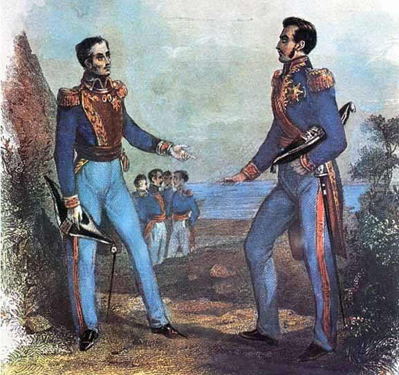 Quais países José San Martín lançou? 5