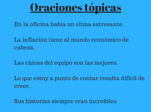 O que é uma oração tópica? 30 Exemplos 13