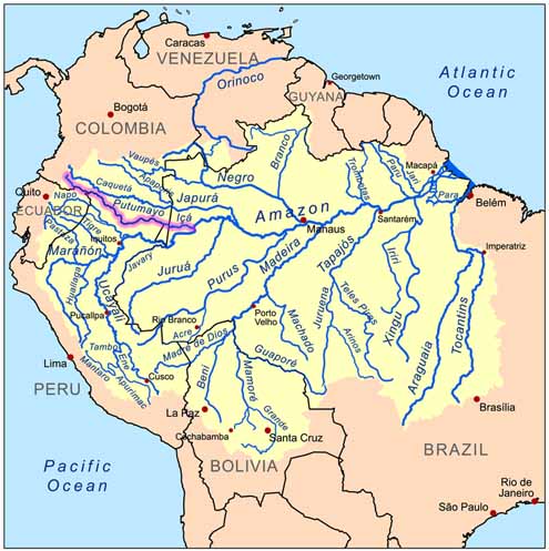 Quais são os rios mais importantes da Colômbia? 7