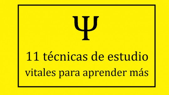 11 técnicas vitais de estudo para aprender mais 3