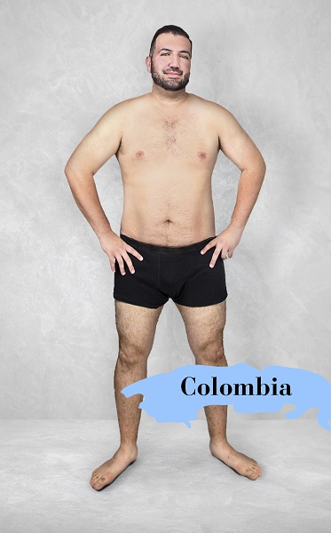 Um experimento revela como é o homem fisicamente perfeito em 19 países 6