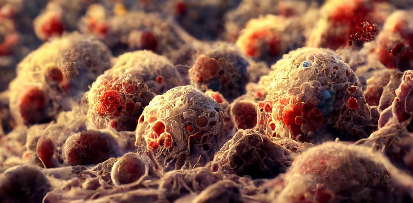 Illustrazione di virus associati al cancro