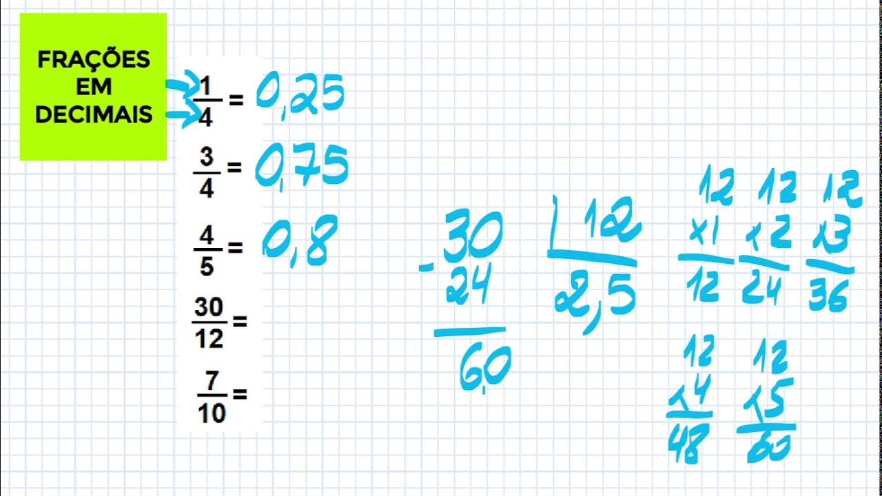 Como Converter Frações em Números Inteiros