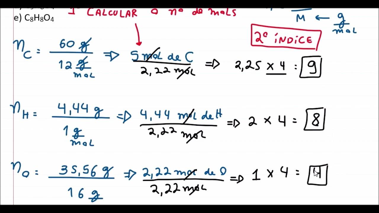calcolo da dati sperimentali