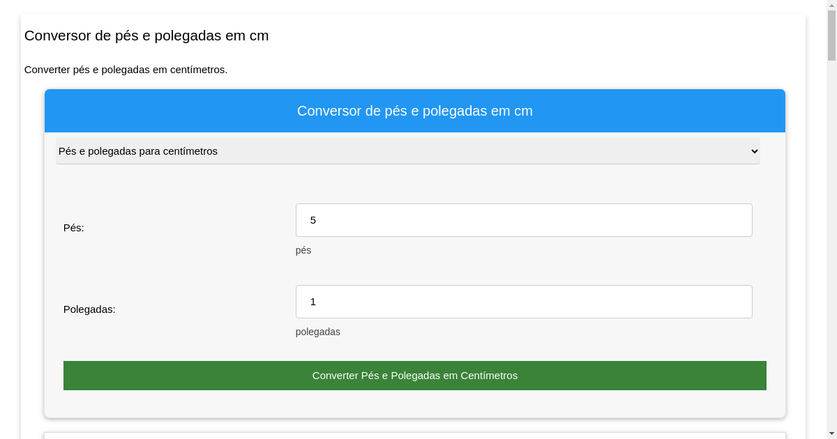 o que é polegada e como converter