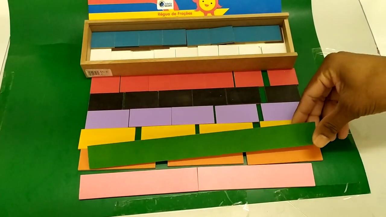 crianças aprendendo frações