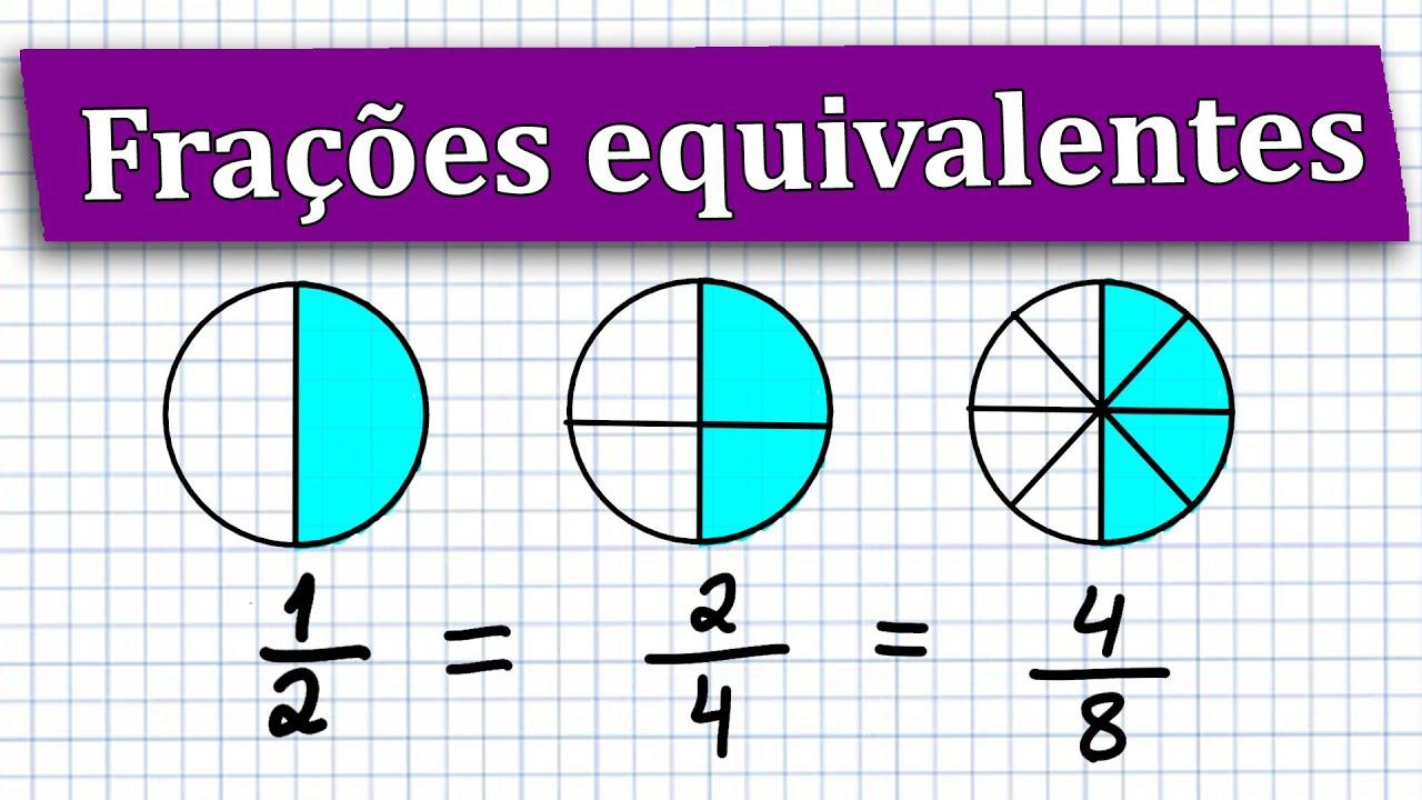 frações equivalentes em matemática