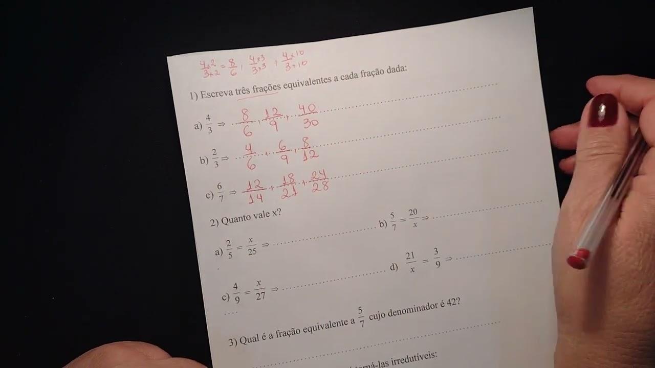 história e uso de frações