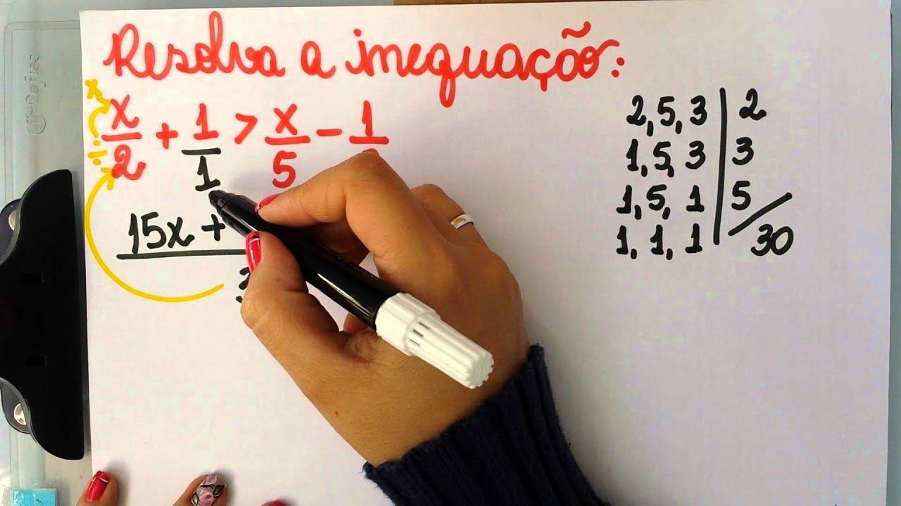 Inequações com frações