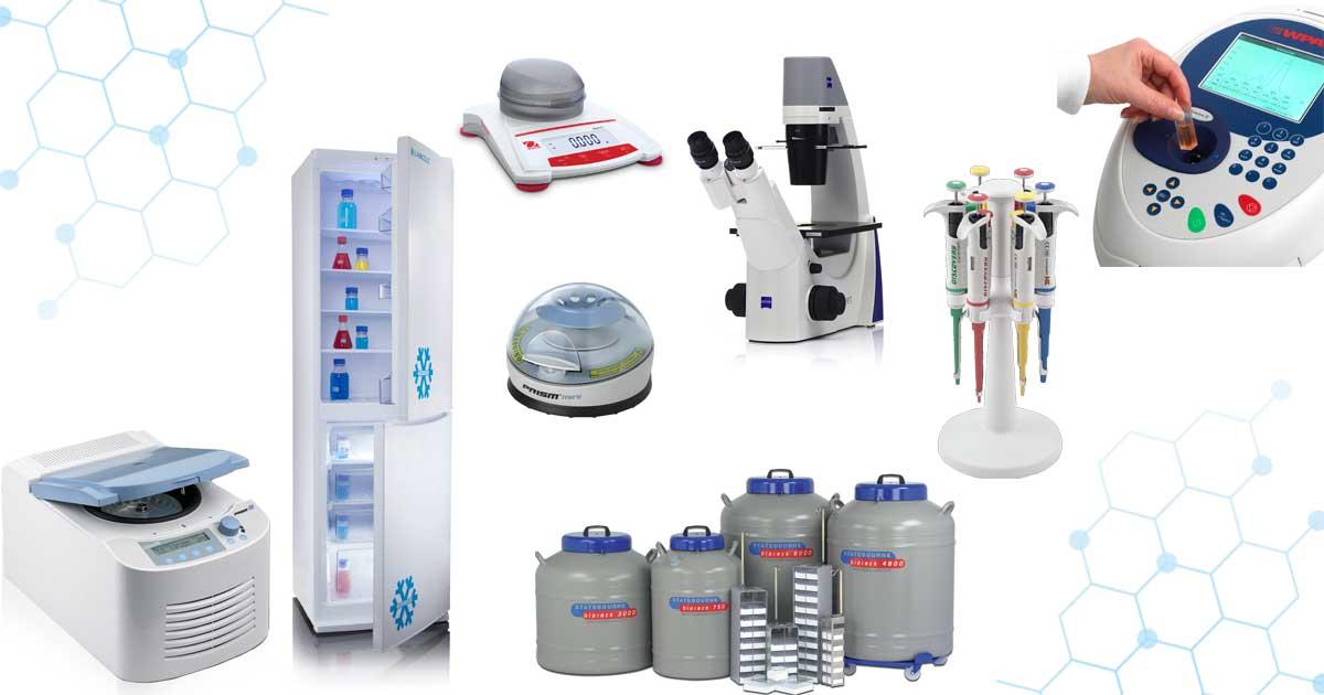 strumenti di laboratorio e attrezzature