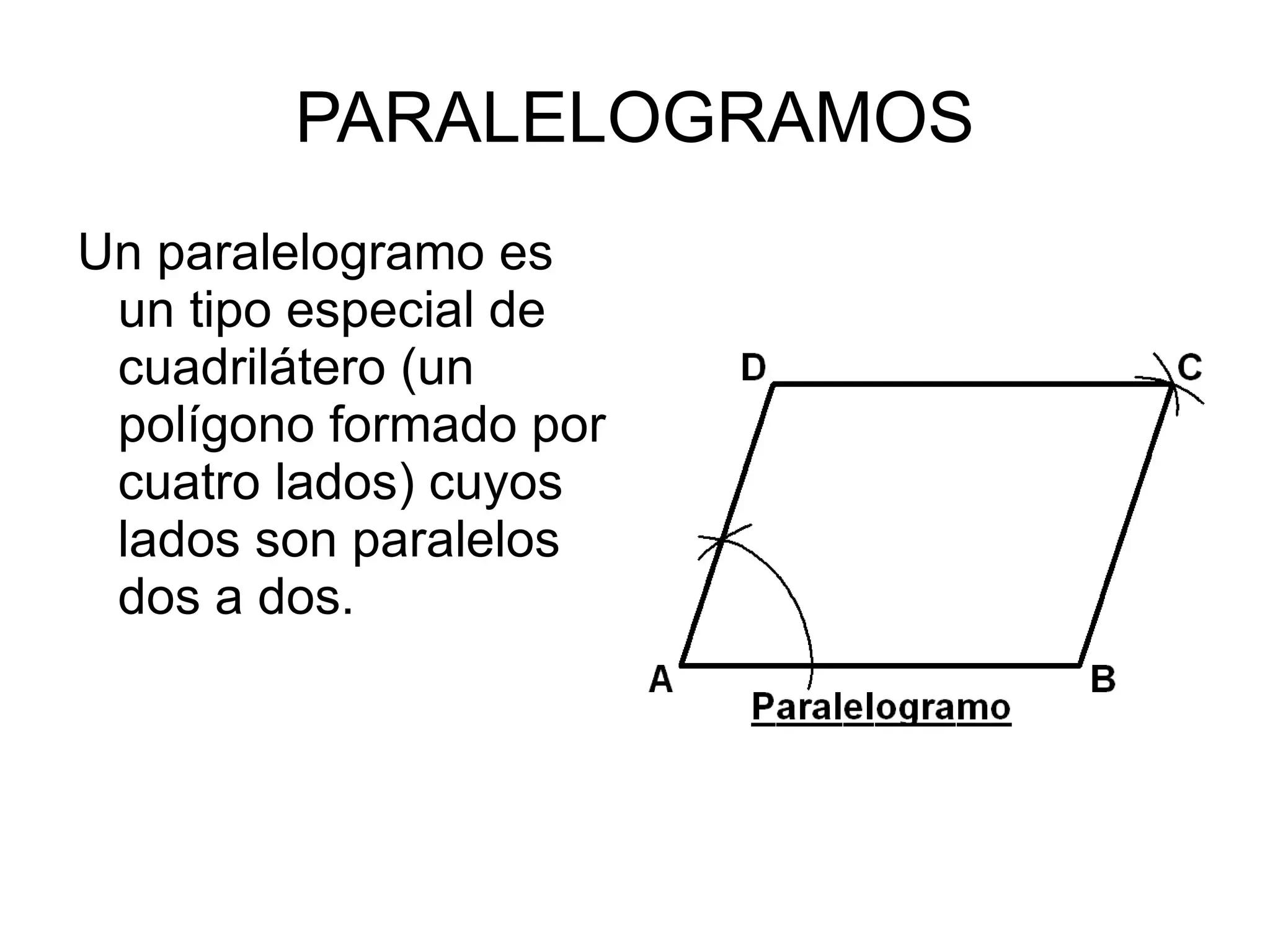 Figura de paralelogramos no plano