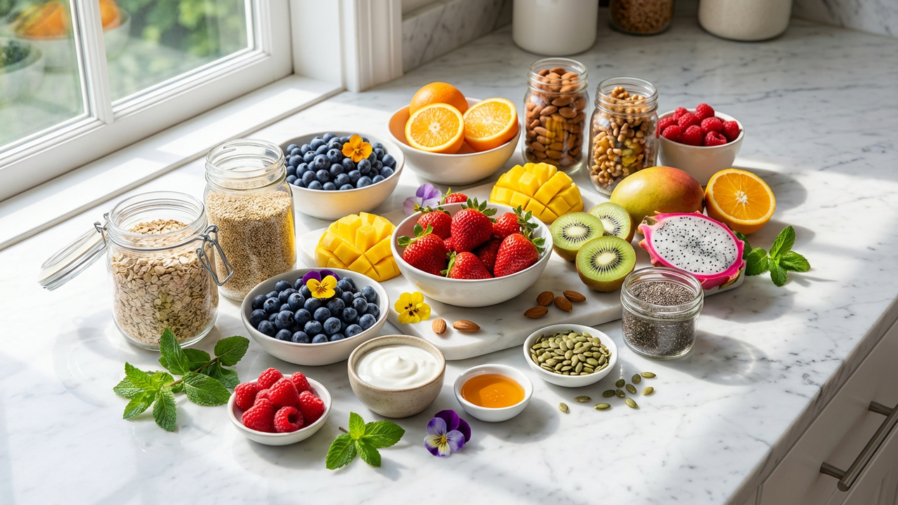 Frutas gerando eletricidade
