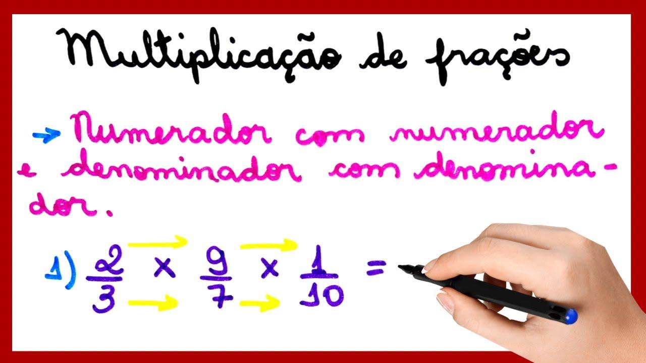 exemplos de multiplicacao de fraccoes