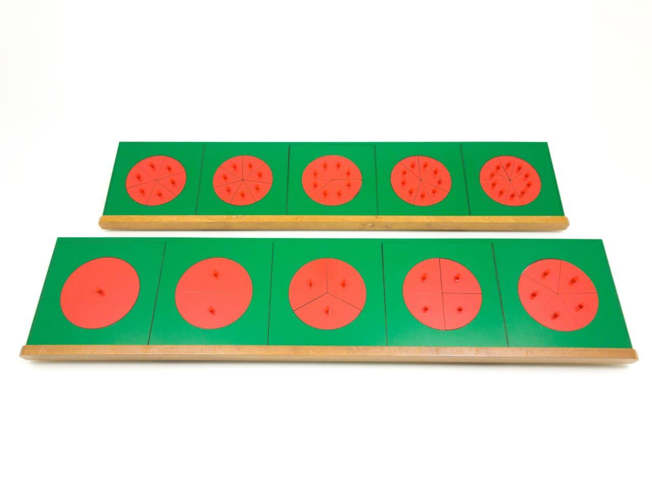 Dobras de papel para trabalhar frações