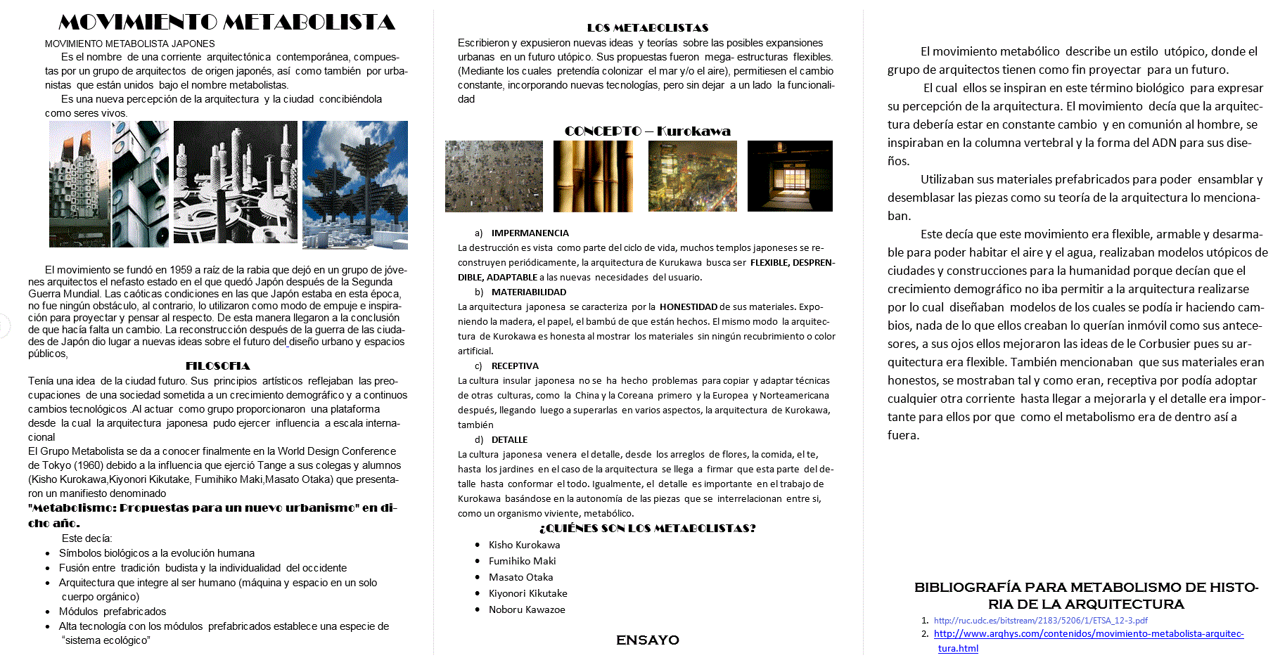 O que é Metabolismo na Arquitetura?