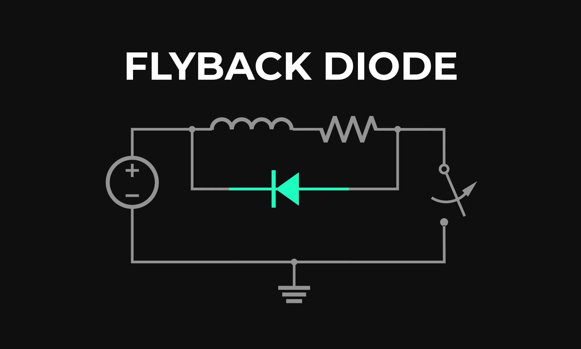 schema diodo flyback su relè