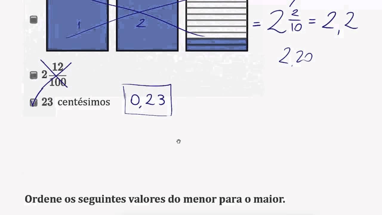 diferencas e semelhancas entre fracoes e decimais