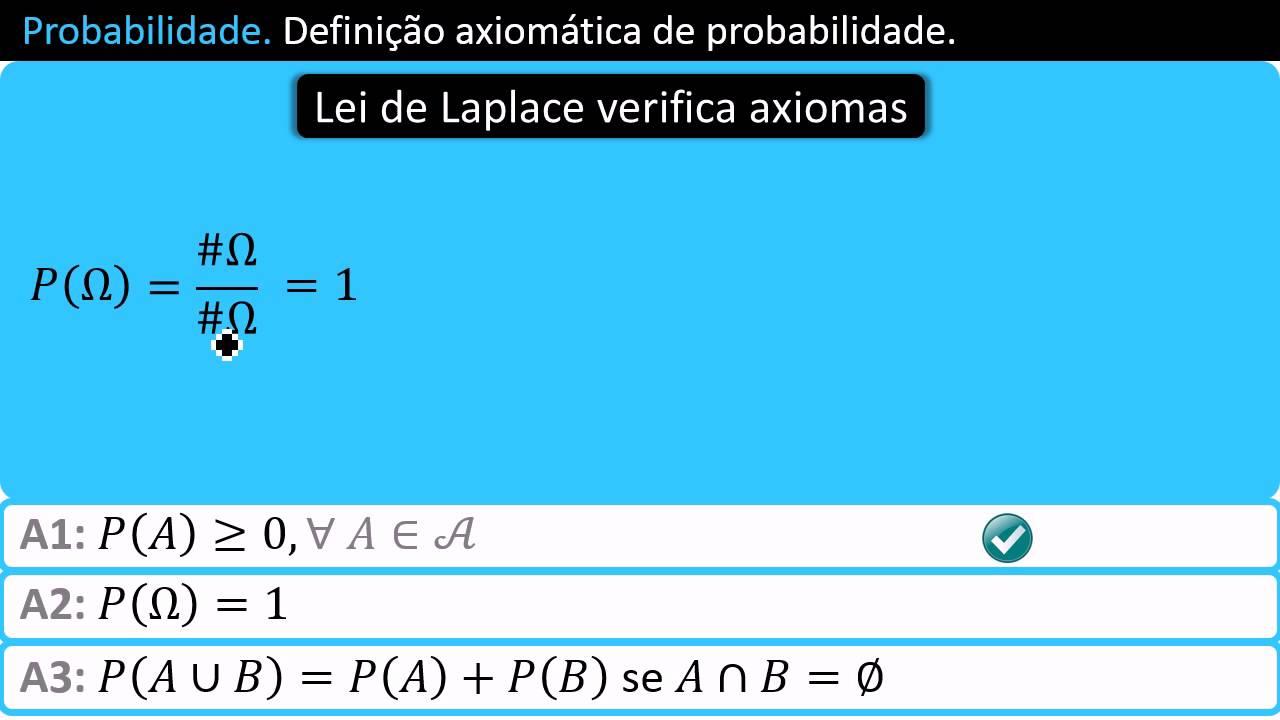 axiomas da probabilidade