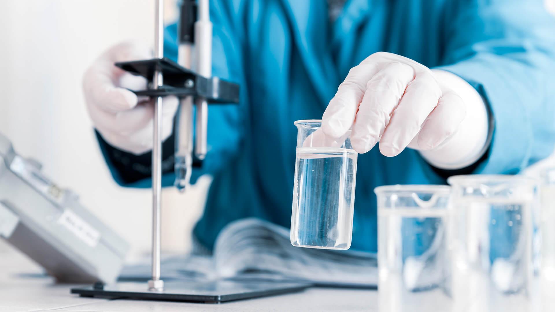 Strumenti di vetreria da laboratorio