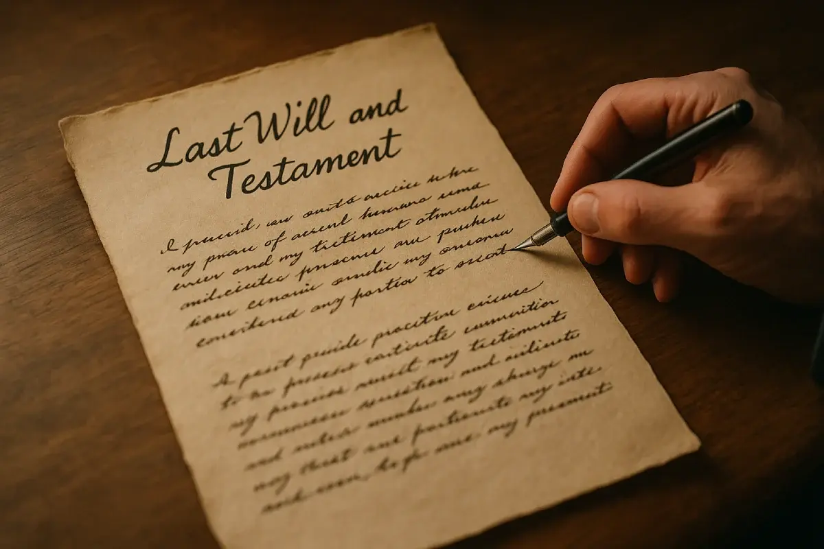 testamento a mano con validez legal testamento a mano con validez legal