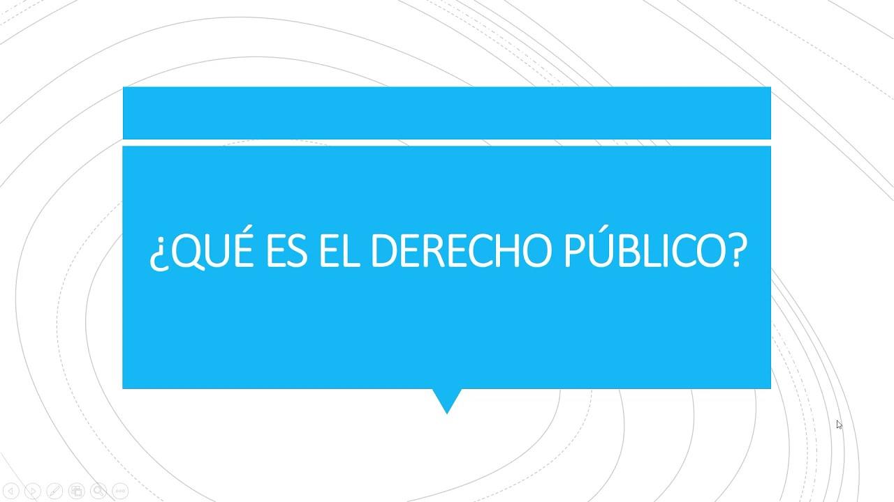 derecho publico