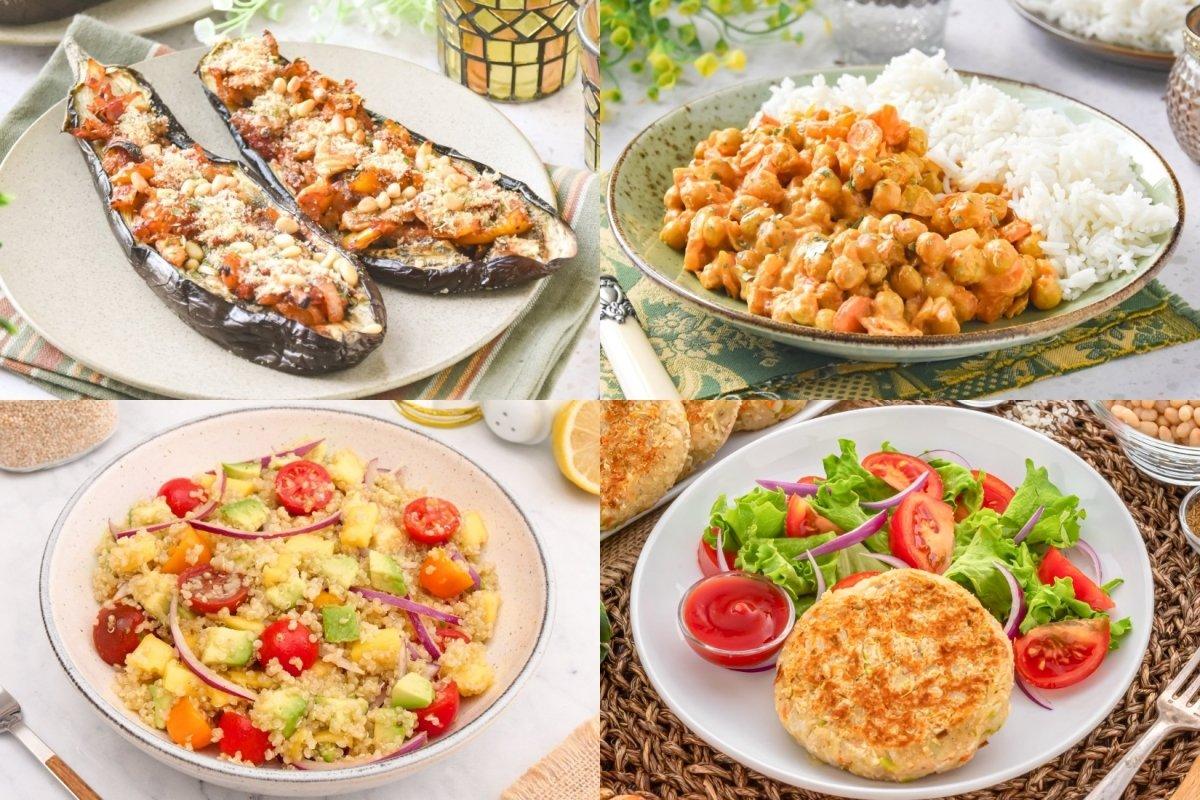 fontes de proteína vegetal em receitas vegetarianas