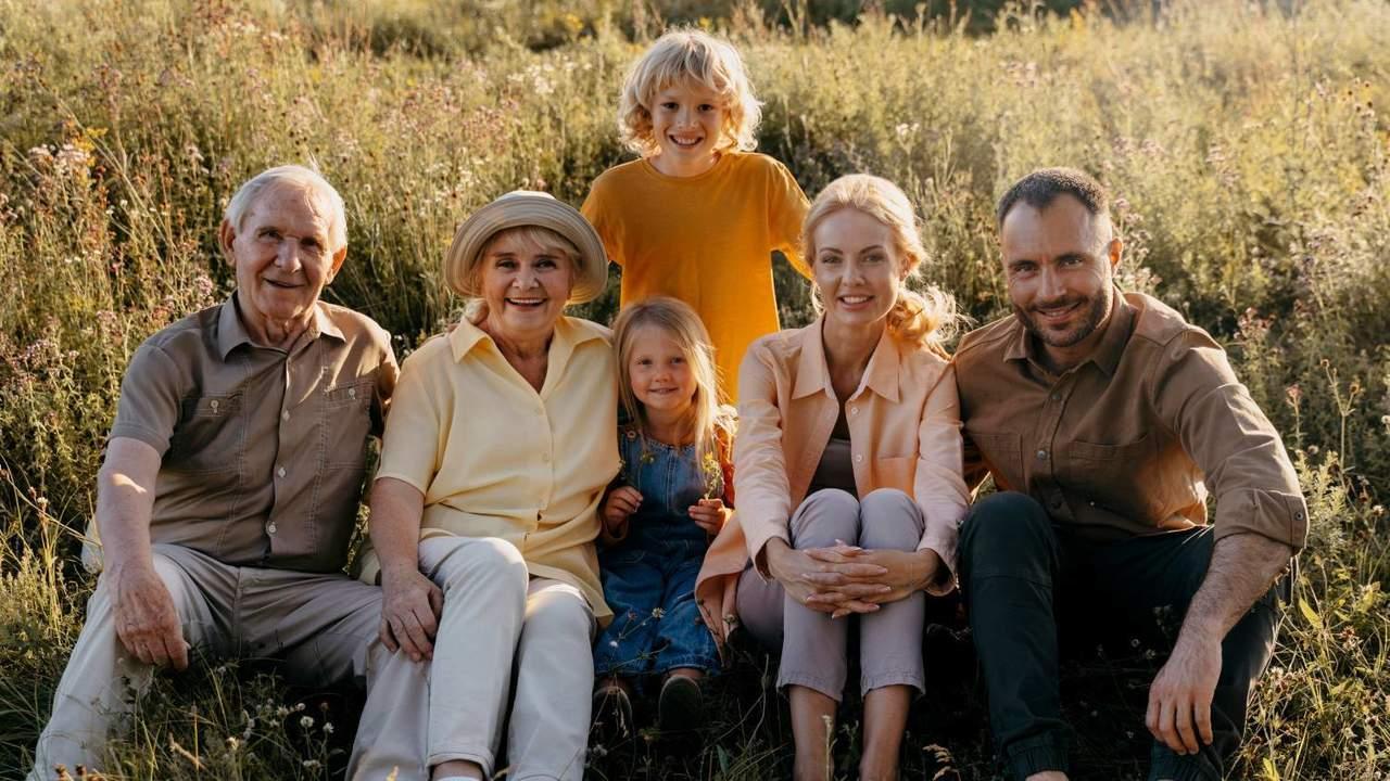 Família em férias